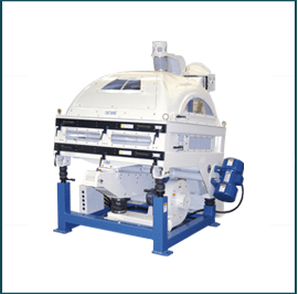 rod type destoner, vibratory destoner, double-deck destoner, mini rice destoner. This destoner removes the stones, mud or similar in size or shape impurities from the rice, wheat, paddy, coffee, beans and so on.